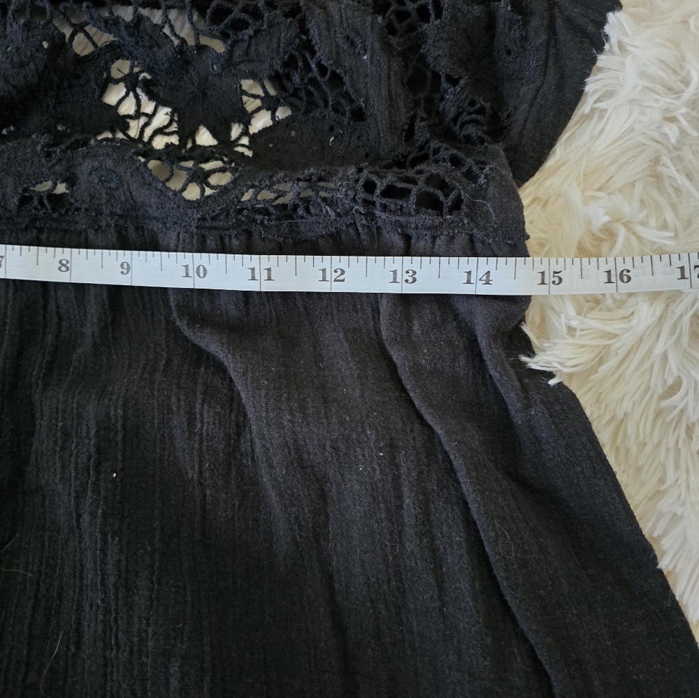 S. O. L. D. Free People Black Day Dream Shorts Romper size S/P - Picture 14 of 16